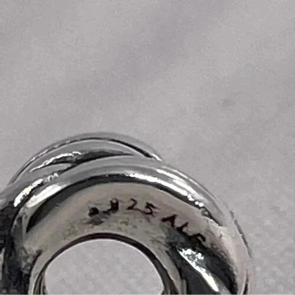 Pandora Forget Me Knot 925 Sterling Silver Charm Authentic Stamped Threaded - Picture 5 of 6